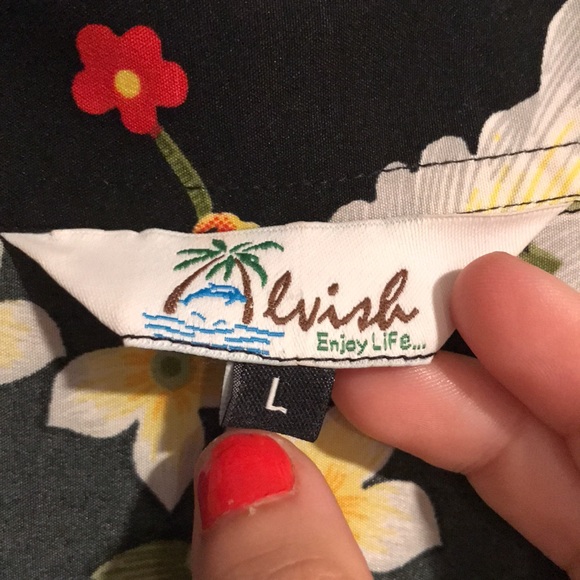 Vintage Women’s Hawaiian Button Down Size L - Picture 3 of 8